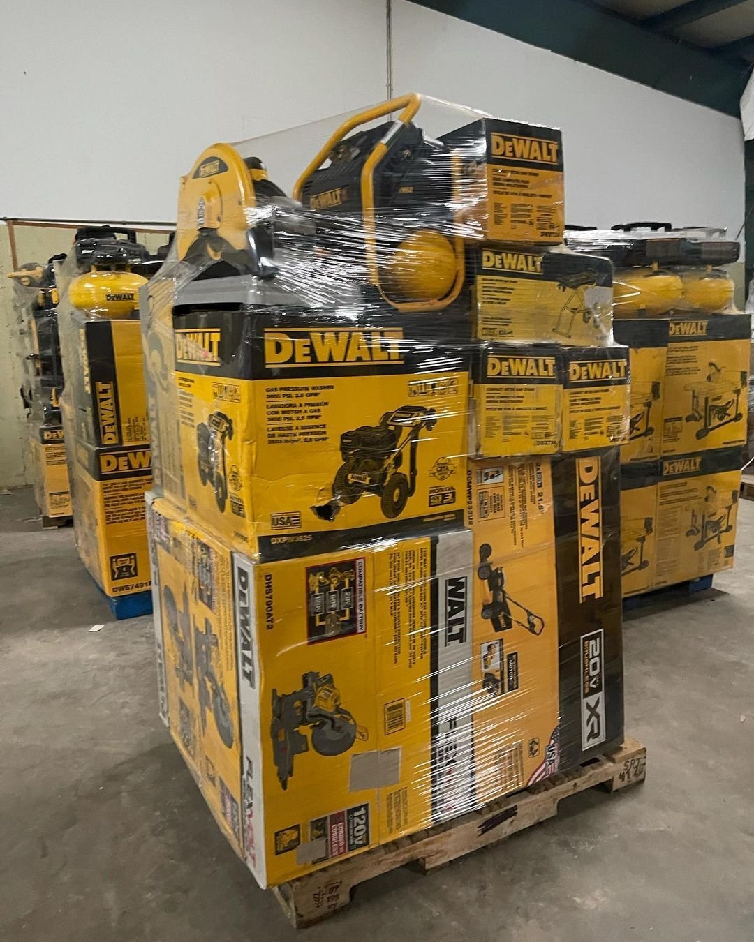Dewalt tool pallets for sale
