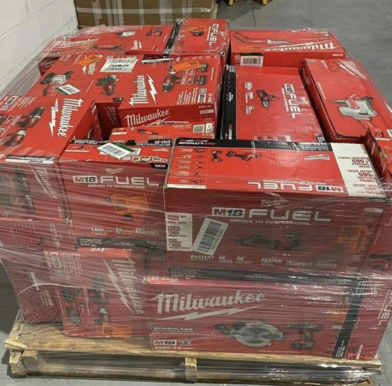 Buy Milwaukee Tools Pallets in Europe
