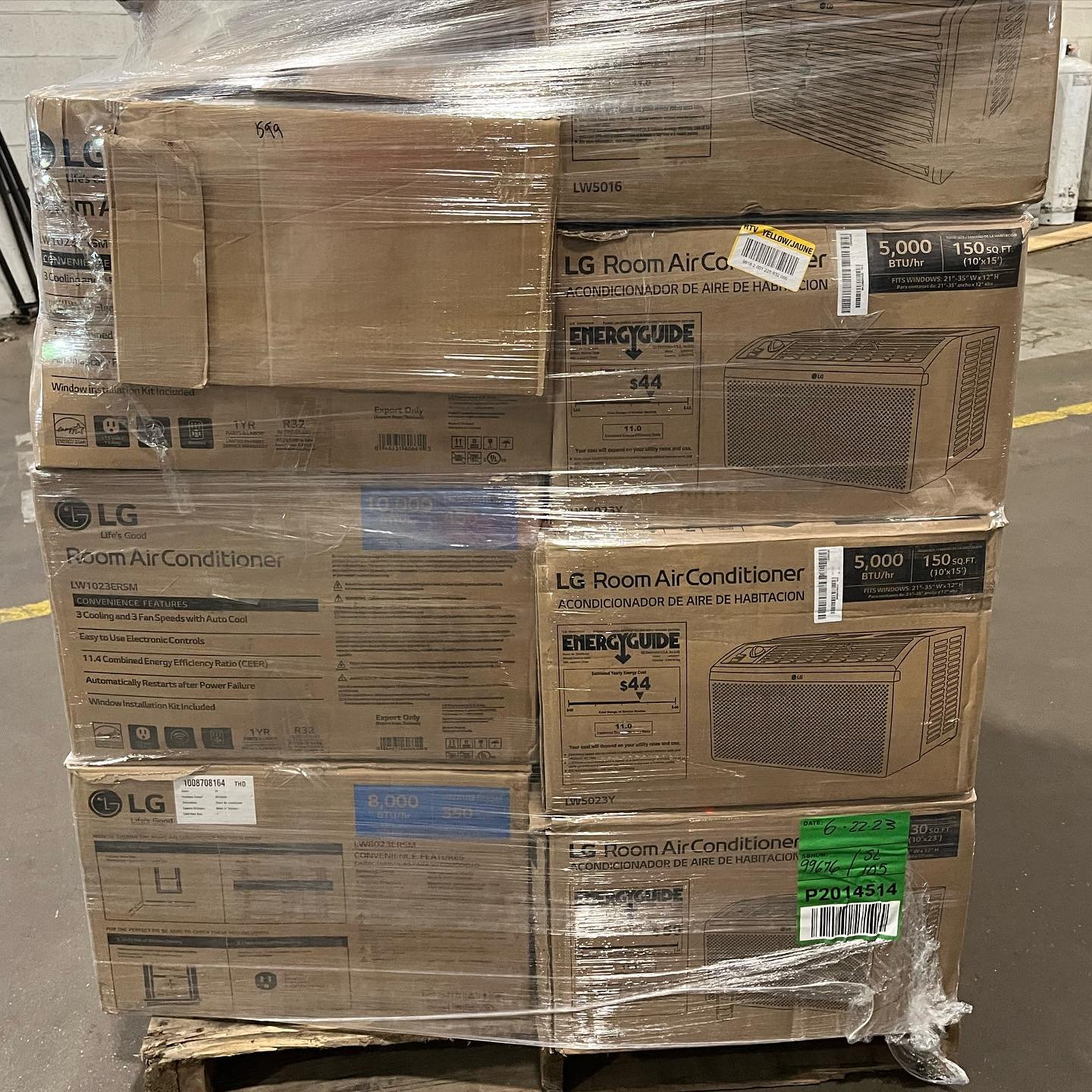 Buy Amazon Air Conditioner Liquidation Pallets in USA